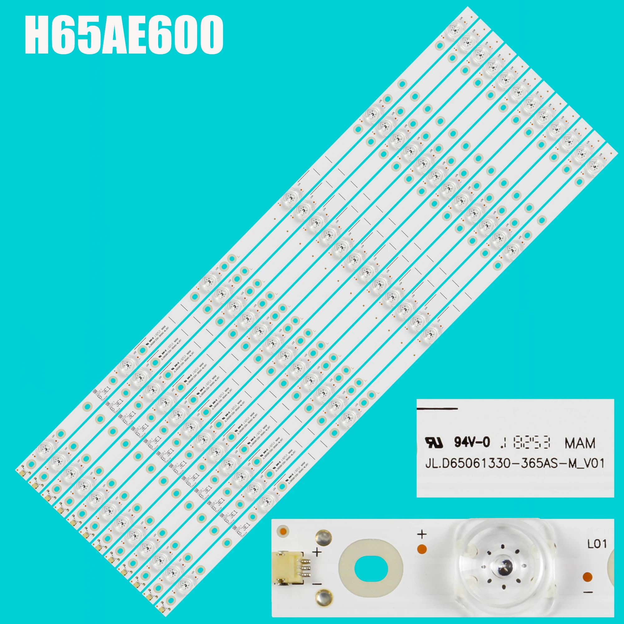 LED Strip For 65A7GV 65H6D 65H6E 65H7608 65Q7809 65R6E 65R7G5 65R6070E 65DUS86 U65D9000H 303SH650034 H65A6100 H65A6140 H65AE600