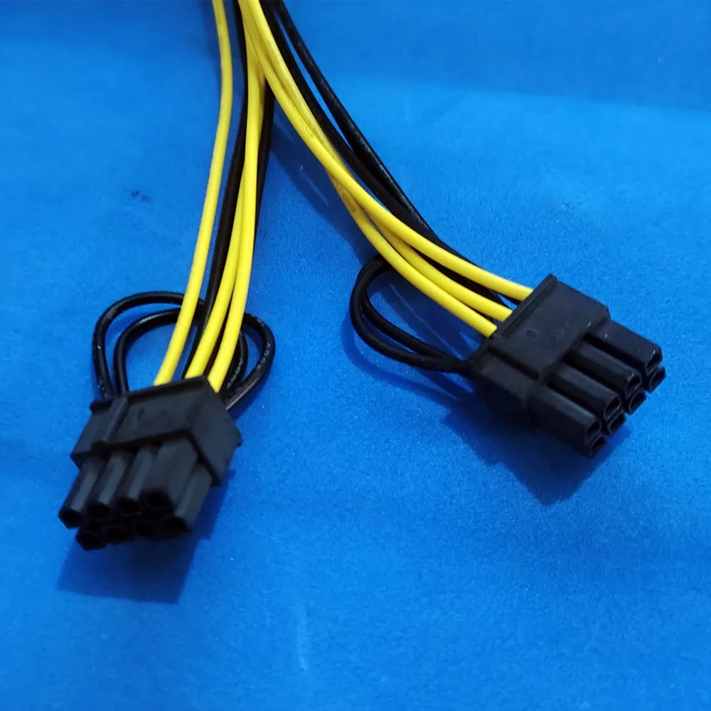 PCI-E 8Pin Female to Dual 8Pin (6+2Pin) Male Adapter Power Cable