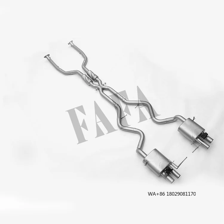 

For M3 E92 E93 4.0L Exhaust System Middle Tail Section Electric Valve Muffler High Performance Exhaust Pipe Car Exhaust