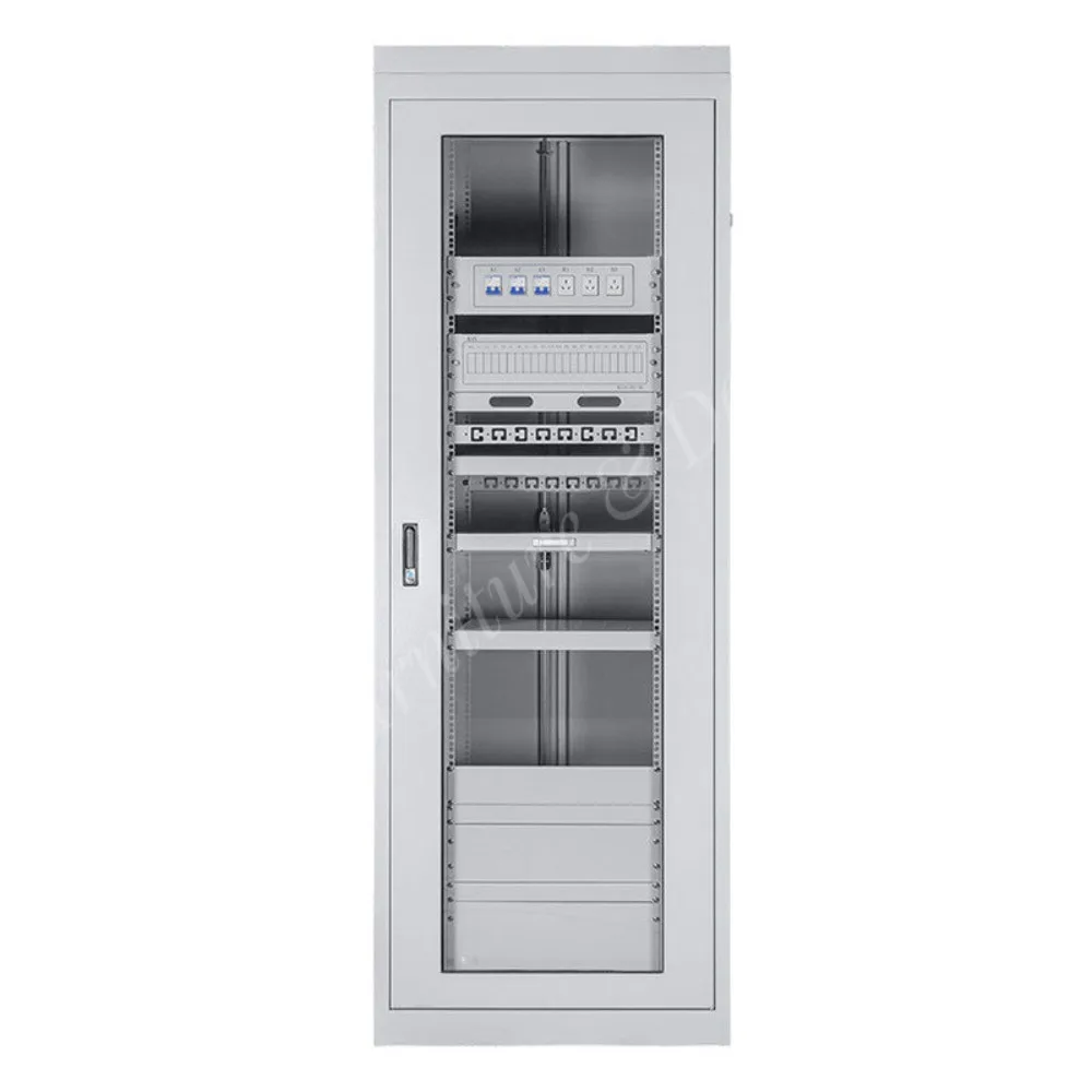 Direct Factory Price 47U 19 Inch Steel Custom Cooling Network Server Cabinet Floor Standing IP45 Protection Stock for Server