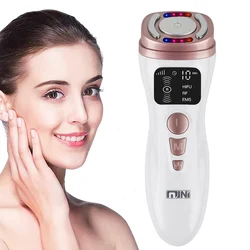2026 Mini Hifu Facial Lifting Device EMS Microcurrent Face Massager Skin Tightening Anti Wrinkle Beauty Machine Skin Care Tools