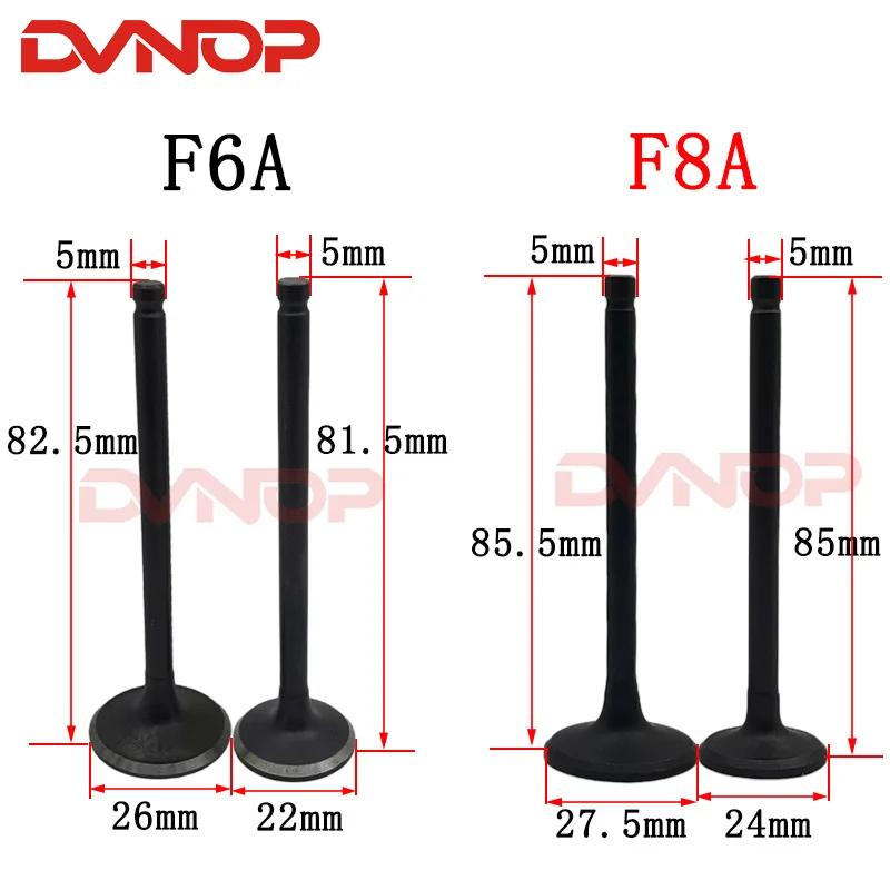 Intake and Exhaust Valves for SYM ARA125 GR125 XS125T-17 JET 4 125 14711-F6A-0000 14721-F6A-0000 2V