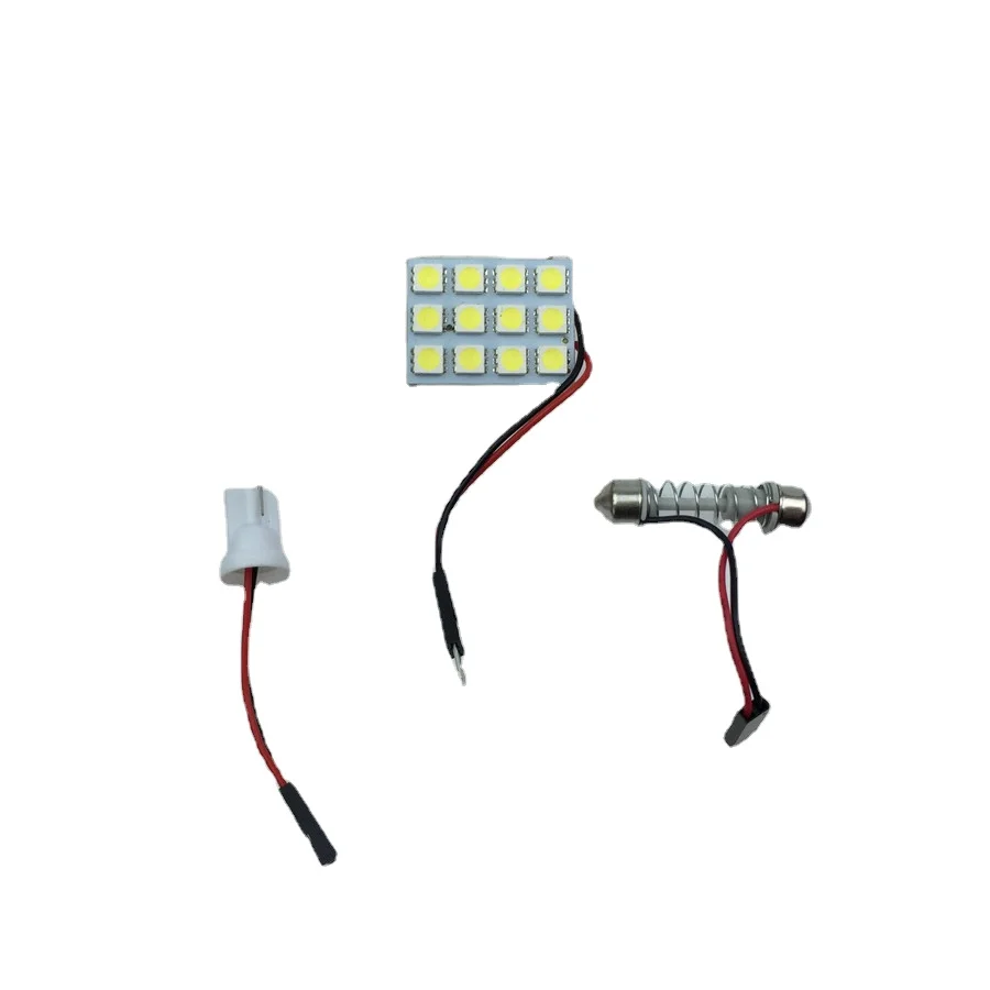 Automotive LED Reading Light Car Modified Atmosphere Lights Car Lights Super Bright Car Dome Light Trunk Lamp Switches Relays