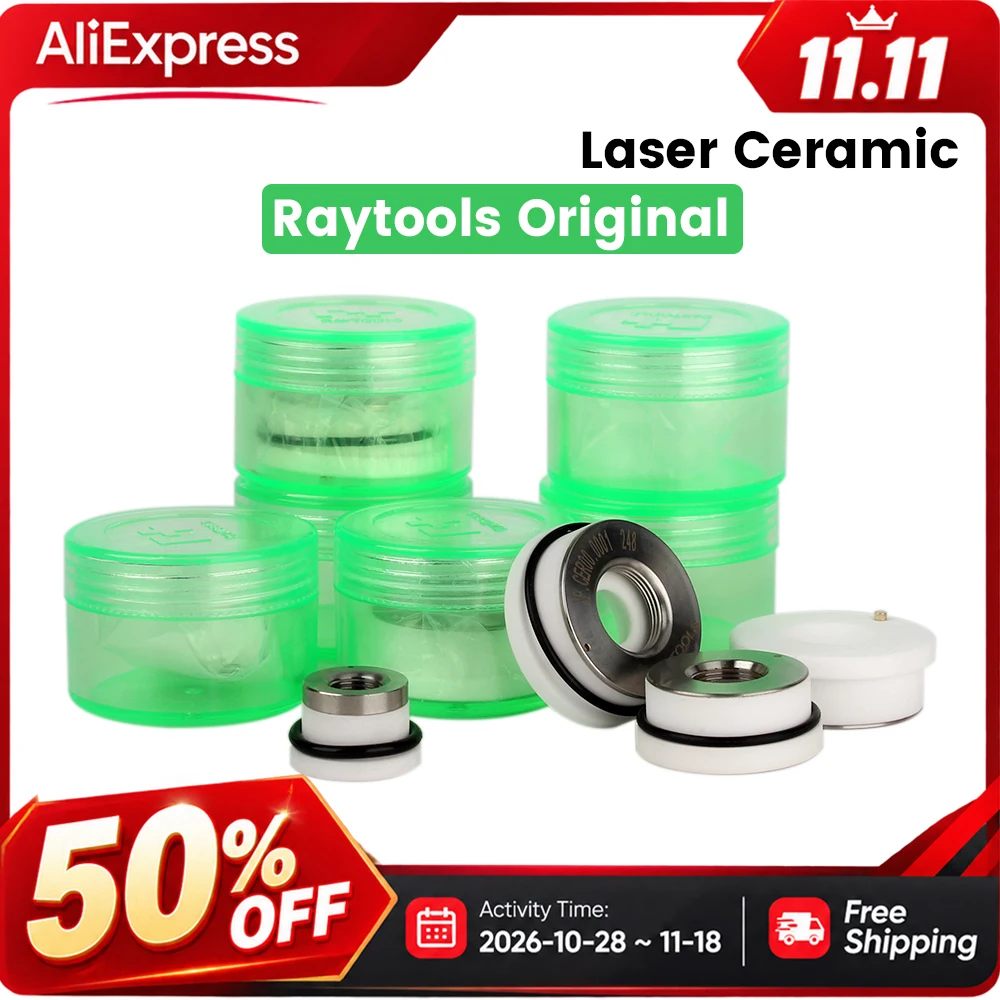 Raytools Original Laser Ceramic D32 M14 D28 M11 D19.5 M8 Body Nozzle Holder Ring for Fiber Cutting Head BT230 BT240 BMH110 114