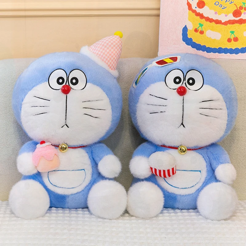 愛らしいジングルキャットぬいぐるみ-子供向け-柔らかい抱き心地の良いロボット猫人形-女の子への誕生日プレゼントに最適-心を癒す仲間ぬいぐるみ