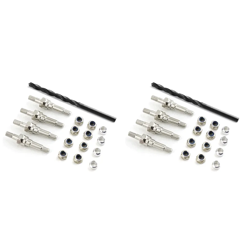 AS96-2X حامل صدمات معدني من الصلب لـ ARRMA 1/8 KRATON Typhon Talion سيئة السمعة 1/7 مخالفة RC ترقيات السيارات، 2