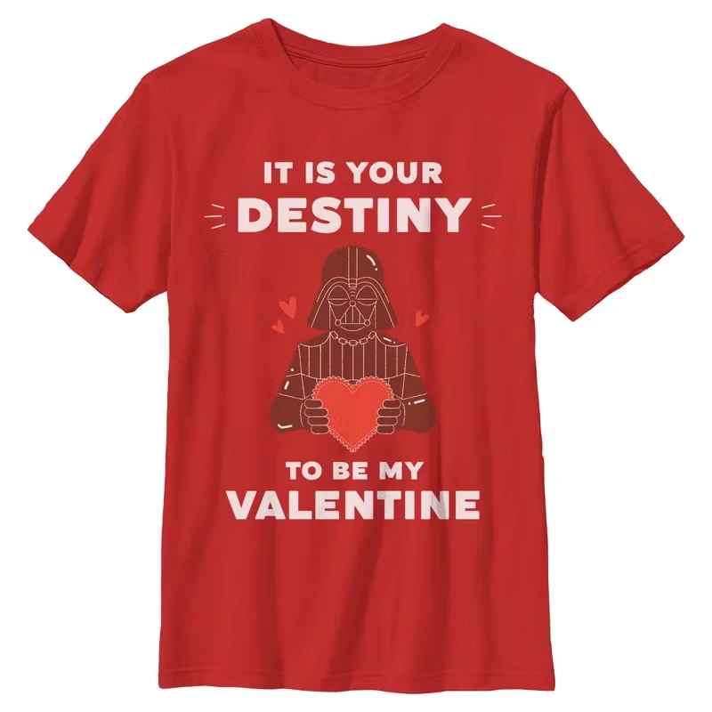 

Star Wars Peripheral Printed Pure Cotton Short Sleeved Unisex Summer Loose Sports Daily Commuting Round Neck T-shirt