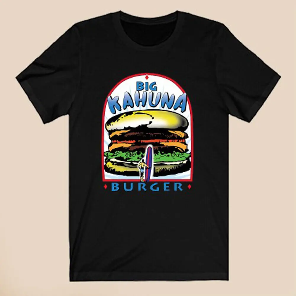 

Big Kahuna Burger Pulp Fiction Surf Surfing Men's Black T-Shirt Size S-5XL