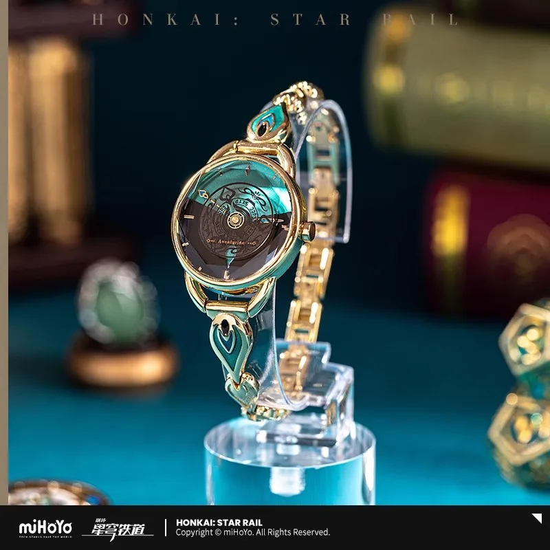 [Genuine] miHoYo Game Aventurine Watch Honkai Star Rail Aventurine Theme Impression Series Watch Doujin Cosplay Halloween Gifts