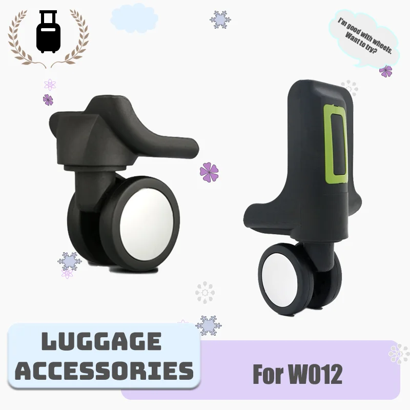 

For W012 Enhanced Silent Aircraft Wheels - Smooth-Rolling Replacement Set Noiseless Durable Rubber Construction