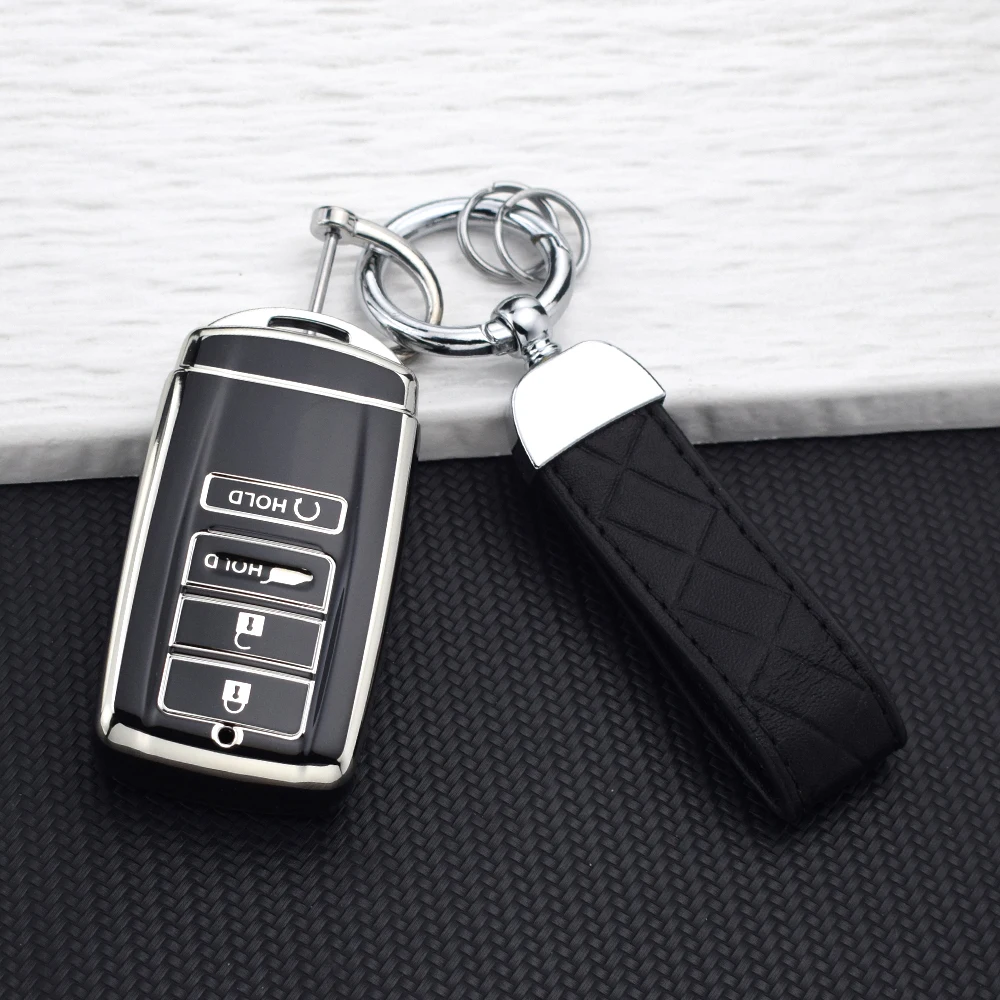 Funda Protectora de TPU Suave para Llaves de Coche Honda Acura MDX RDX CDX TLX-L RLX NSX, Carcasa para Llaves, Accesorios para Llaveros de Auto