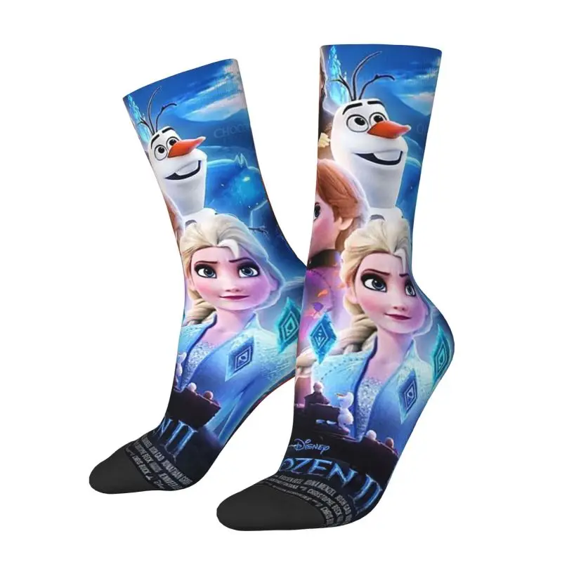 

Cool Animated Movie Frozen Socks Men Women Warm 3D Printing Cartoon Sports Basketball Socks