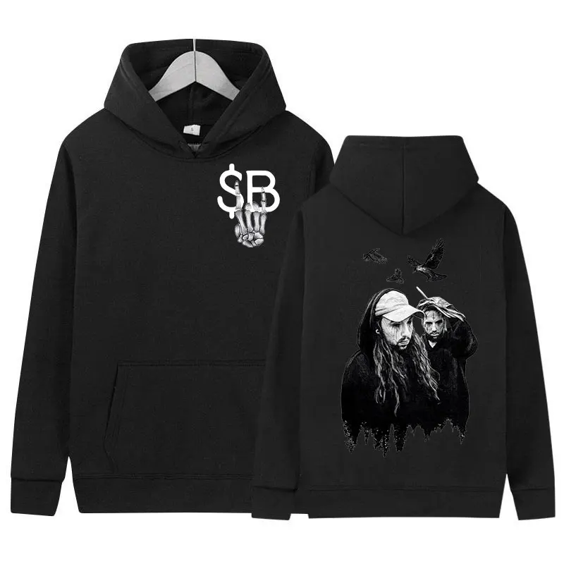 Sudadera con capucha de Suicideboys para hombre, jersey con estampado del día gris, moda Hip Hop, sudadera de gran tamaño, Y2k, Vintage, Punk, Unisex, ropa de calle