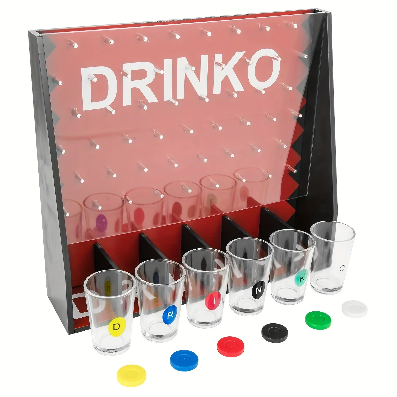 

Drinking Game, Fun Social Shot Glass Party Game For Groups Couples, Multicolor, One Size, 1.5 Oz，gathering，gift