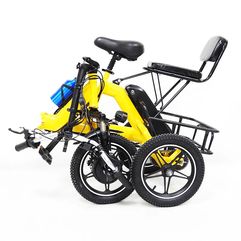 2023 People Used Three Wheel Electric Mini Tricycle with Battery for Passenger and Cargo