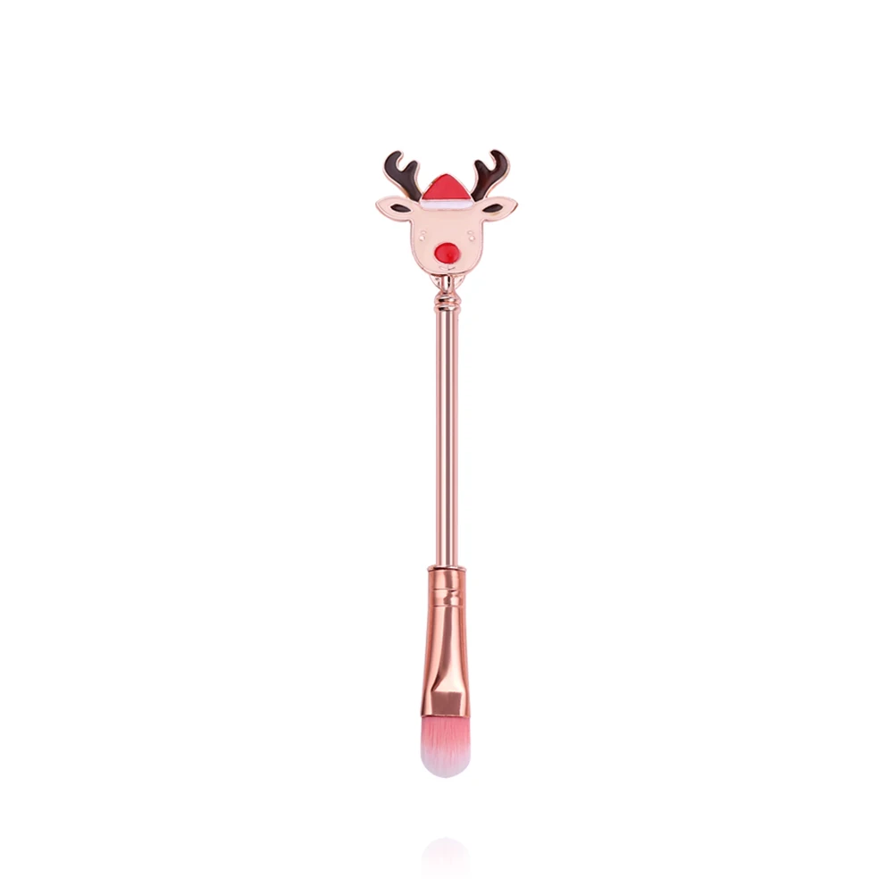 

7 Pcs/Set Candy Makeup Brush Elder Brushes Christmas Xmas Multifunctional
