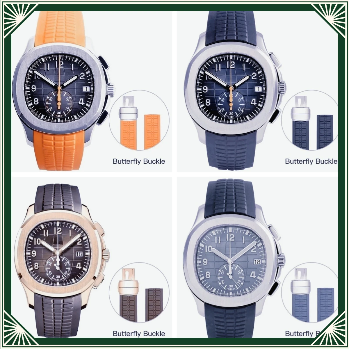 A1212 Store Men's Mechanical Watch Rust-Resistant Stainless Steel Case Outdoor Sports 904L Customized Watches