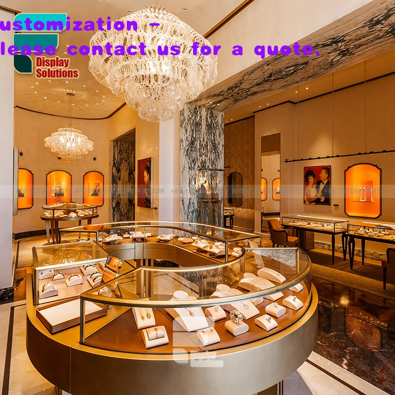 

Индивидуальный дизайн роскошного ювелирного шкафа, стеклянная витрина для ювелирного магазина, стеллаж для демонстрации украшений