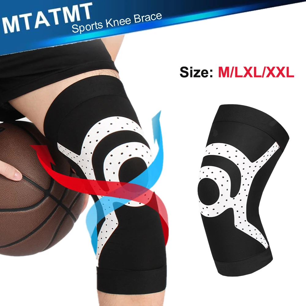 

1Pcs Sports Knee Support Brace Wraps Compression Sleeve Stabilizer for Arthritis Meniscus Patella Protector Running