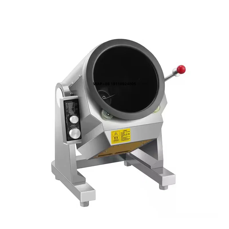 

Desktop Electric Induction Automatic Cooking Machine Fried Rice Wok Machine Auto Stir Fry Mixer Drum for Restaurant