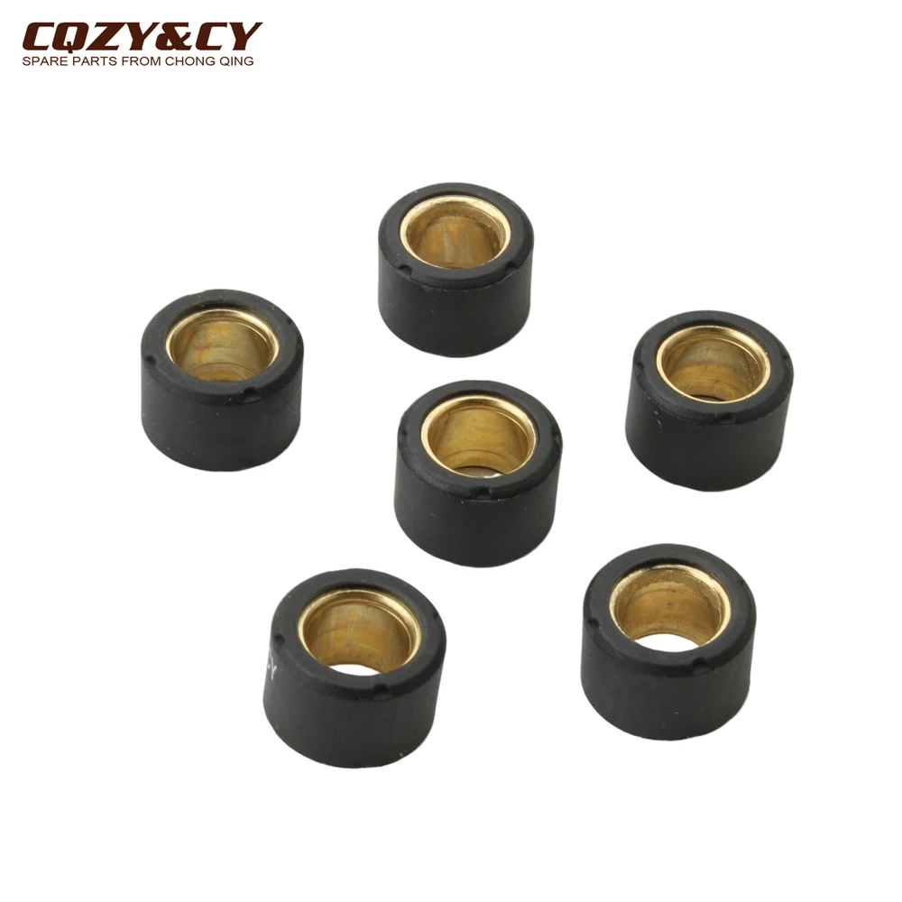 6pc Variator Racing Roller Weights 17x12mm 7g 8g For Derbi Paddock 50 Aceno Atlantis Hunter 50cc Engine Parts