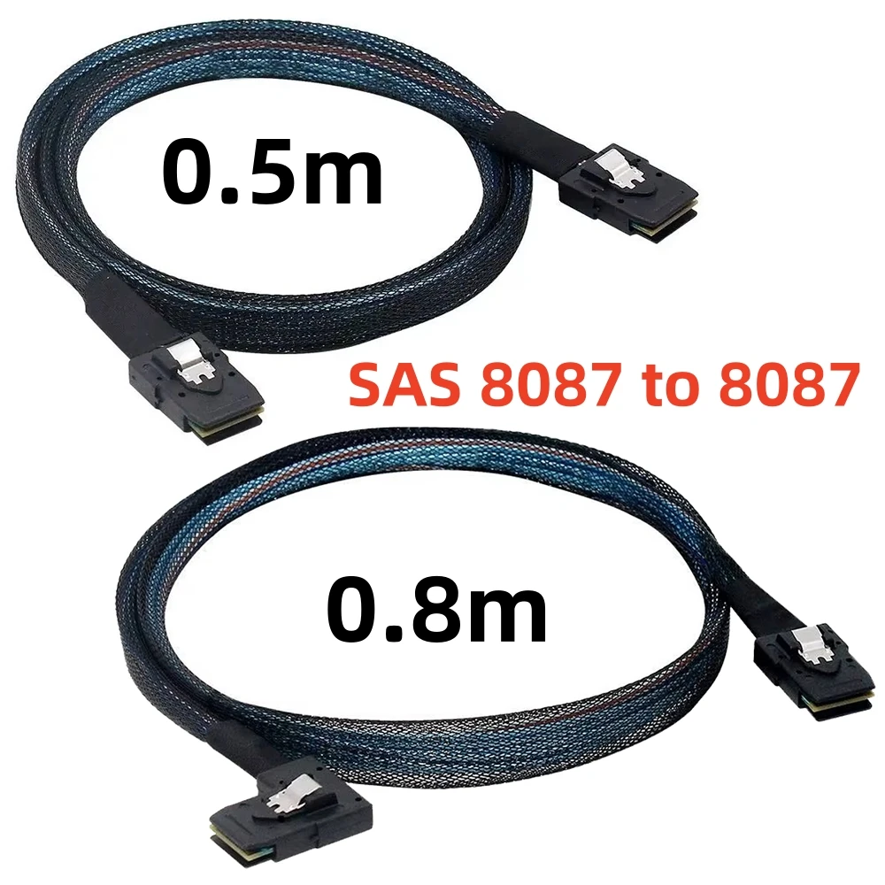 

Internal Mini SAS 36Pin SFF-8087 tto SFF 8087 Data Transfer Cable For Motherboard Server Hard Disk Raid Controller to Backplane