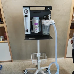 Portable Veterinary Anesthesia Machine With Trolley Animal Cat Dog Anesthesia Equipment