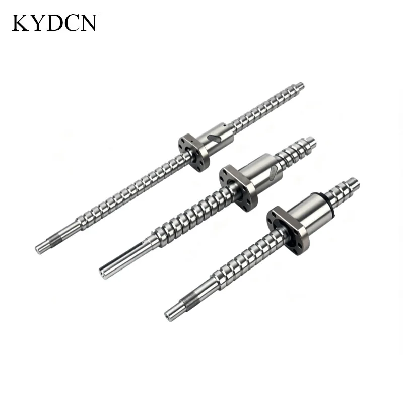 C5 SFU1204 SFU1605 SFU2005 SFU2505 Ball Screw with Ballnut End Machined Custom Length Linear Parts for CNC Router 3D Printer