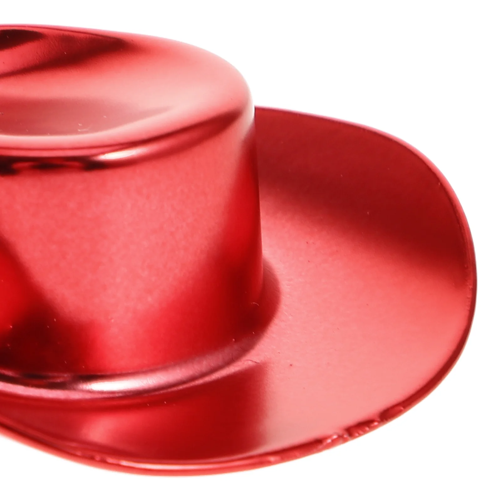 10 قطع من قبعة راعية البقر الصغيرة البلاستيكية المصغرة لتزيين القبعة خفيفة الوزن وإكسسوارات التصوير الفوتوغرافي للحرف اليدوية المنزلية الصغيرة