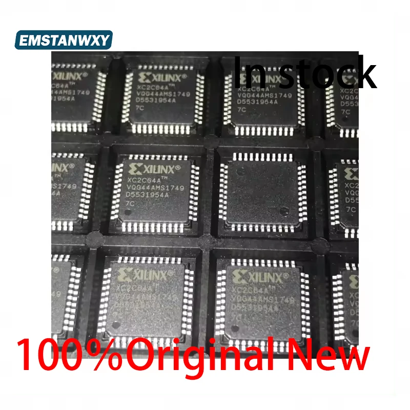 (5-10piece)100% New XC2C64A-7VQG44C XC2C64A QFP-44 Chipset