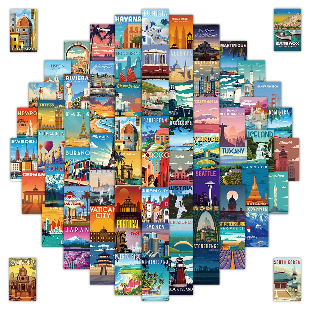 108 Pcs Scenic Land…