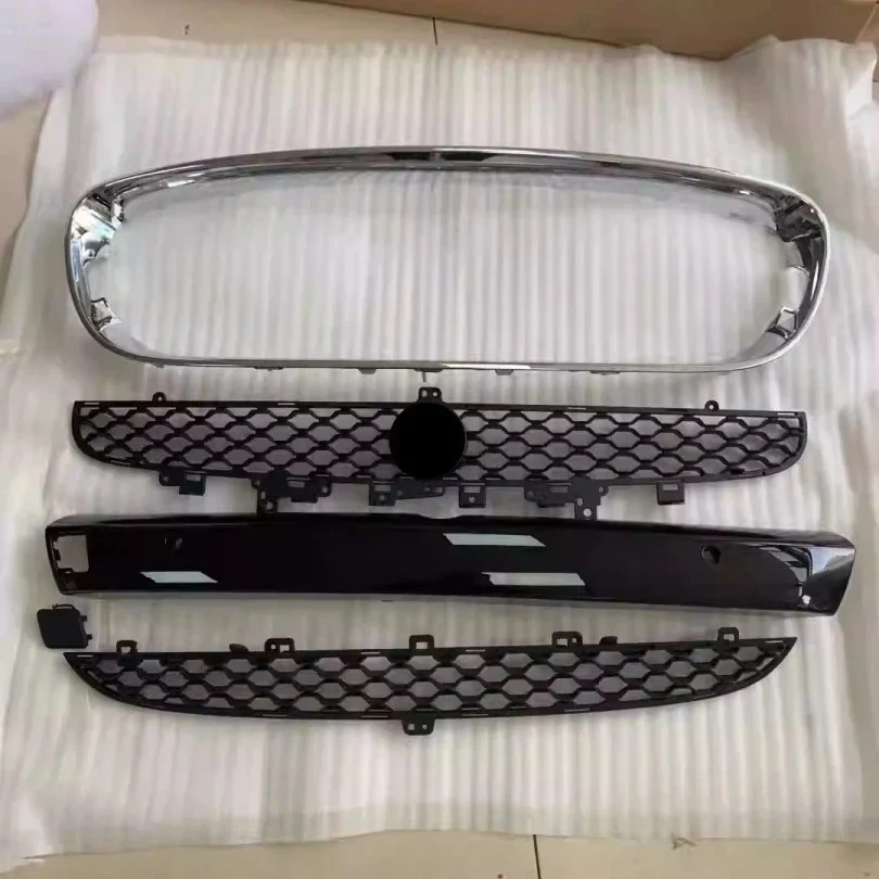 Body Kit Radiator Grille Grid Mask Grill for Land Rover for Jaguar FT license plate Auto Accessories