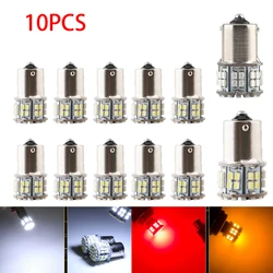 10PCS 24V P21W 1156 BA15S 1157 BAY15D P21/5W 1206 50 SMD Led Cars Truck Backup Tail Turn Signal Parking Indicator Light