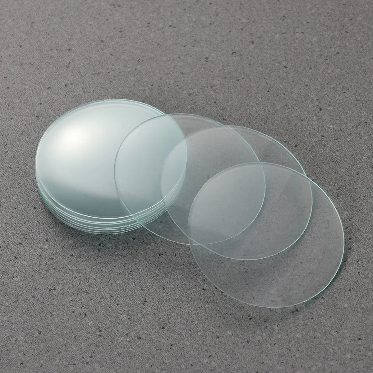 

10Pcs Watch Glass Beaker Cover 75mm Plain Scientific Glass Accessories Evaporation Liquid Holder PH Tester Laboratory Home