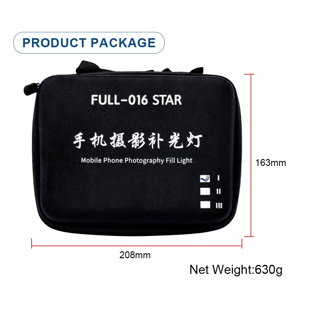 Lumière de téléphone LED pour images avec trépied portatif, anneau lumineux portable pour la photographie orale de dentiste