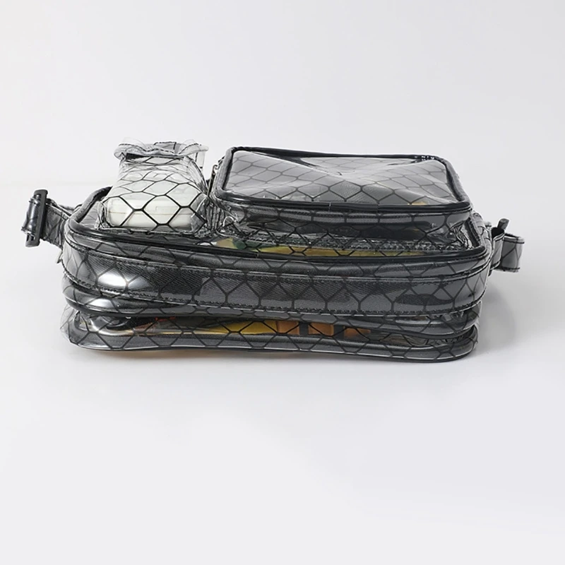 Anti Static Clear PVC Bag Large Capacity Shoulder Crossbody Bags for Semiconductor Cleanroom