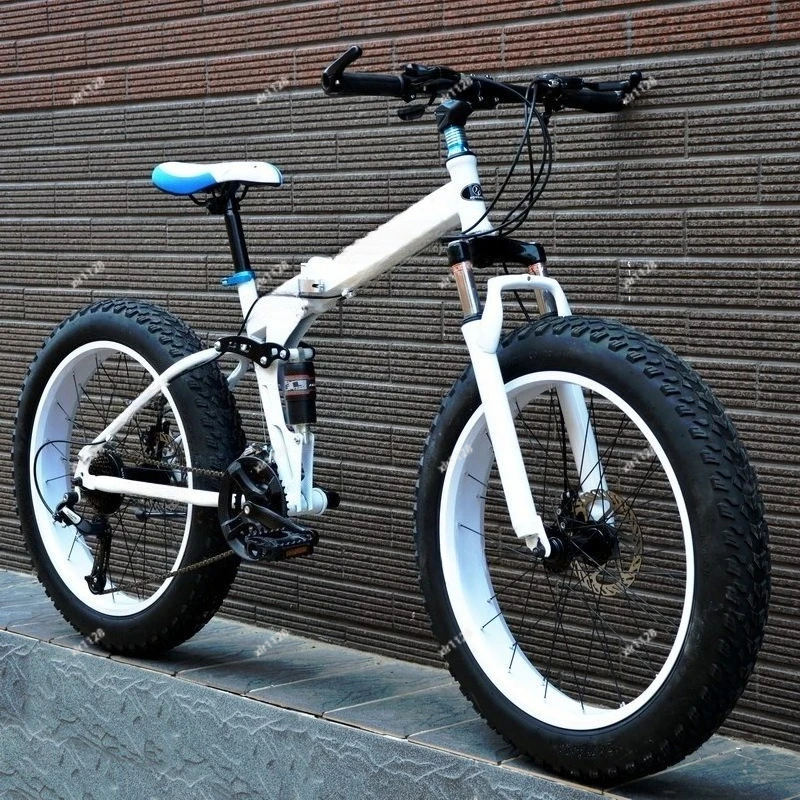 Klappbares Mountainbike mit variabler Geschwindigkeit für Erwachsene und Studenten, Fatbike für Strand, Schnee, Offroad-Rennen