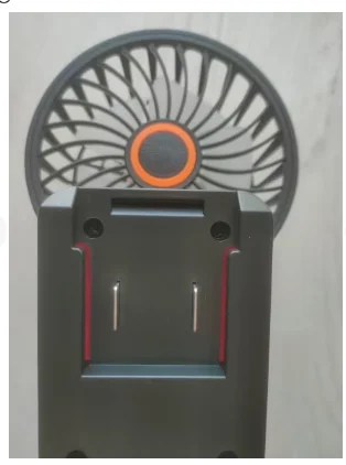 Portable Cordless Fan for Ozito 18V Li-Ion Battery Adapter, Bare Tool Wireless Fan for Workshop Working & Outdoor Field Use
