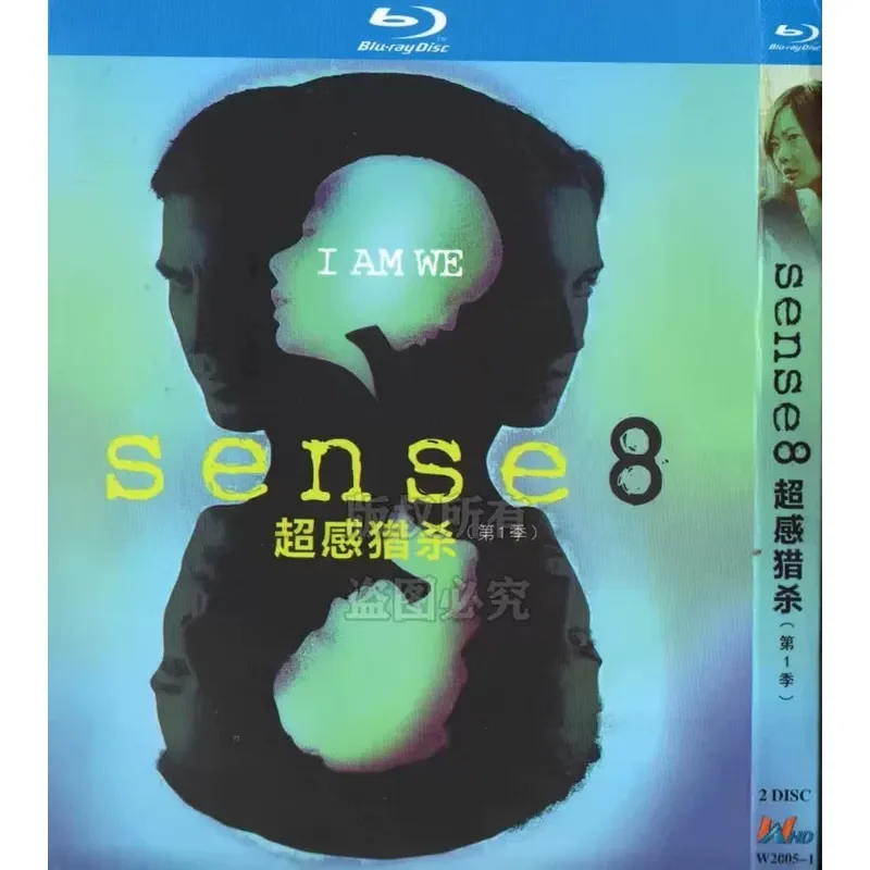 American Science Fiction Suspense Thriller TV Series Super Sense Hunt Season 1 and 2 BD Blu-ray High Definition 4 Disc