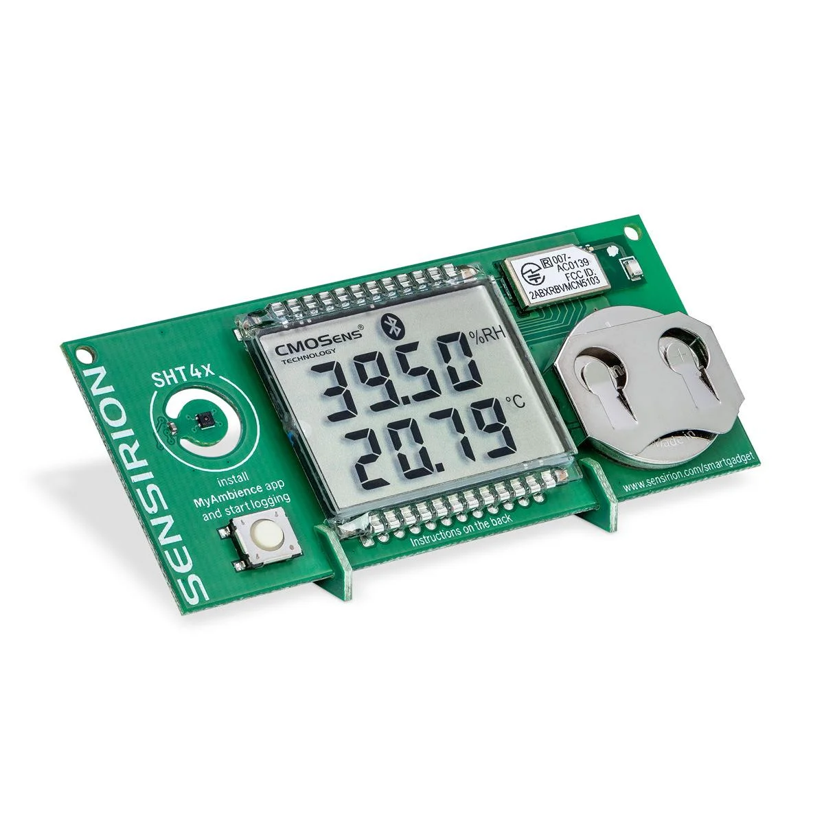 

Updated Version Temperature Sensor Development Tools SHT4X ，Compatible with SHT31 Smart Gadget