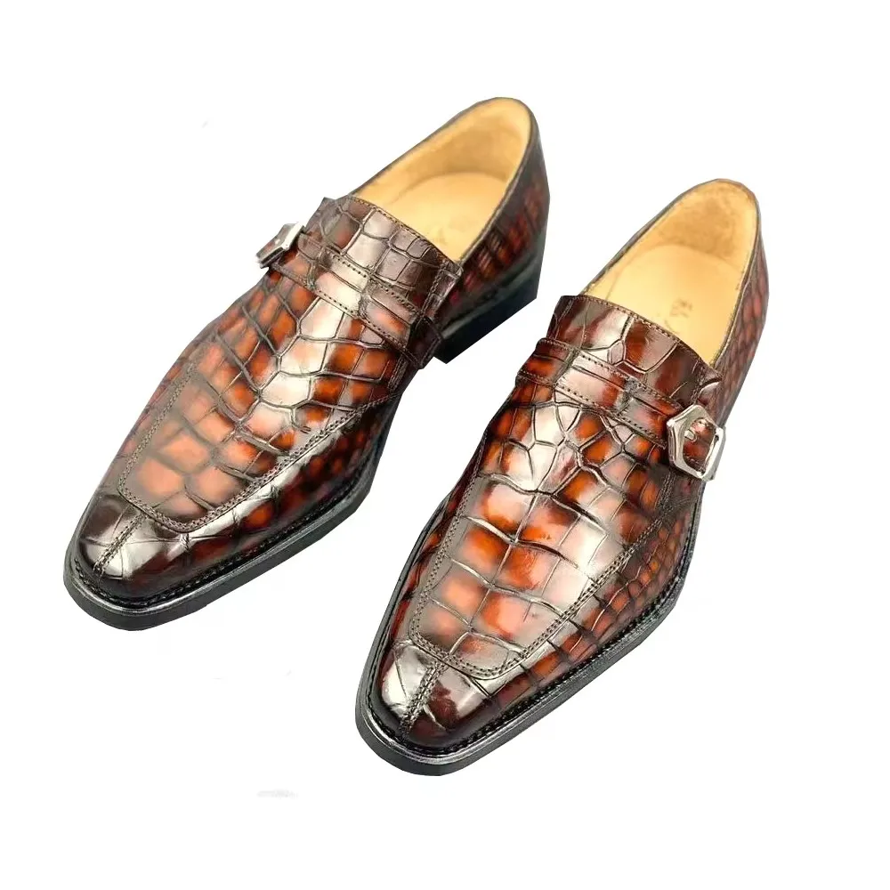 yinshang new men dress shoes male crocodile shoes formal shoes leisure shoes office business fashion shoes