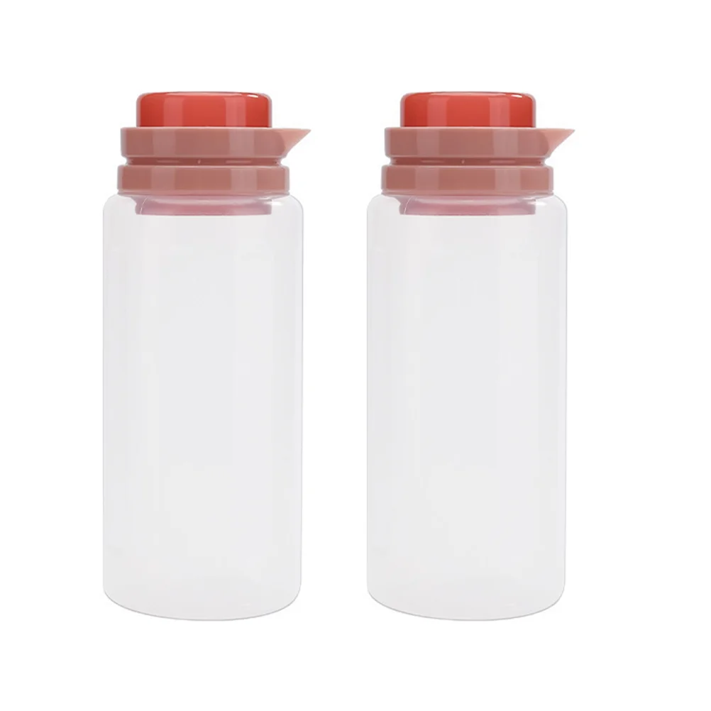 2 Pcs Multigrain Airtight Jar Cereal Multifunction Food Bins Rice Containers Seal Large Capacity Food-grade Pp Storage