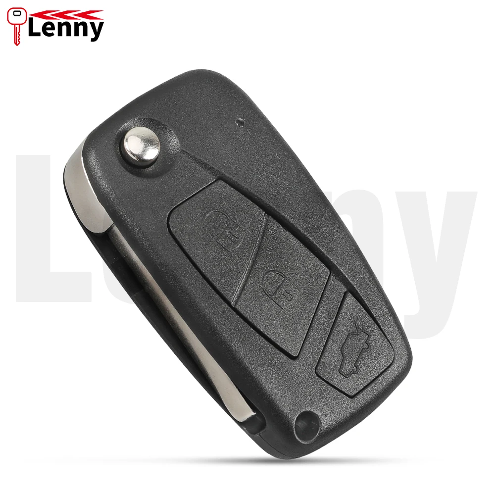 Lenny For fiat Panda  car remote flip key 2-3button 2003-2012 blade-SIP22 cutable blade 433MHz 46chip PCF7941 - view 6