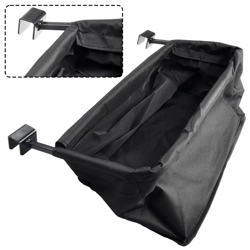 Borsa da coda per carrello da 1 pezzo Accessori per carrello per carro da spiaggia Borsa portaoggetti per carro con cestino push pull portatile nero a mano