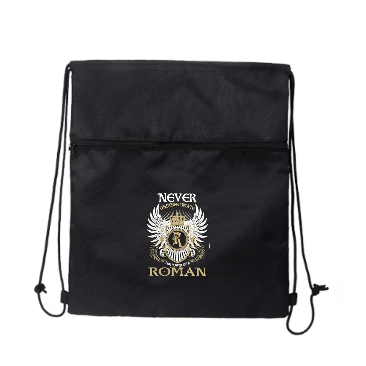 

Роман - тематическая эмблема Park Stroll Сумка на молнии на шнурке: вмещает закуски и игрушки