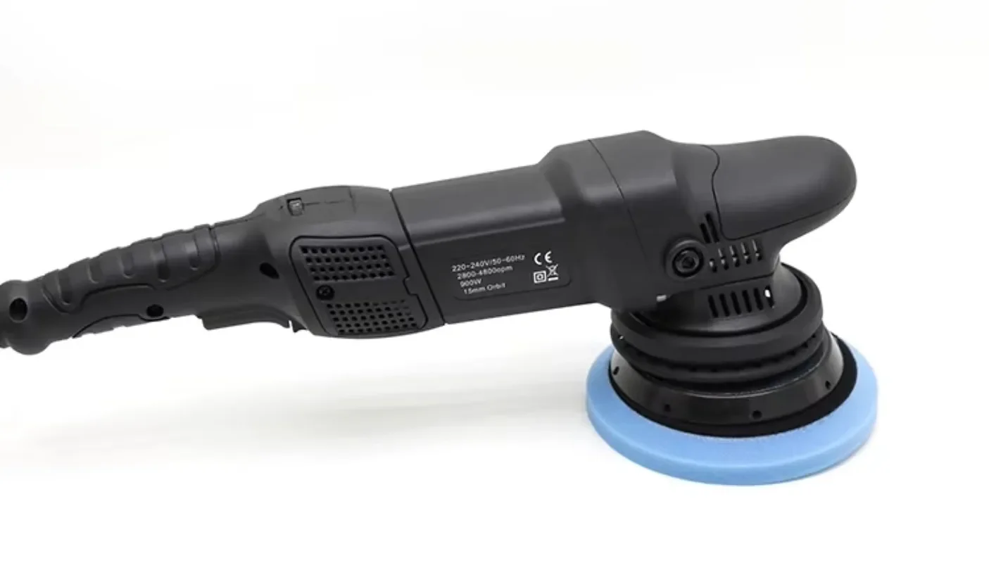 

High Quality 900W Dual Action Car Polisher Random Orbital Car Detailing Buffer Equipment with 5-inch Disc and Handle Accessory