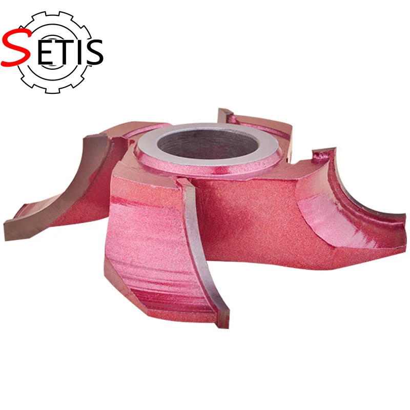 SETIS Woodworking Cutters End Mill with 1/4 Rounded Corner R Positive Semi-Circular Chamfering Tool Arc Edge-Trimming Tool