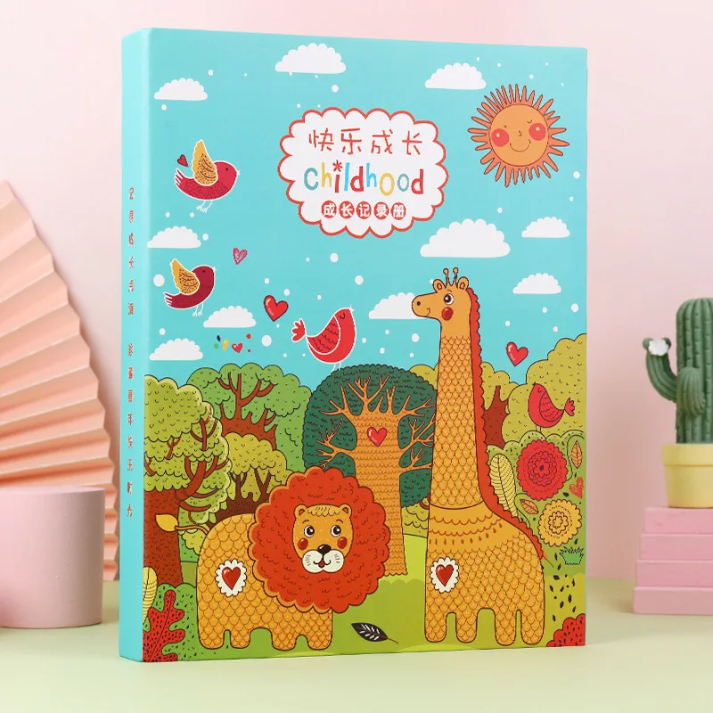 Album-de-graduacion-preescolar-libro-de-recuerdos-del-crecimiento-manual-del-estudiante-Album-infantil-libro-de-archivo