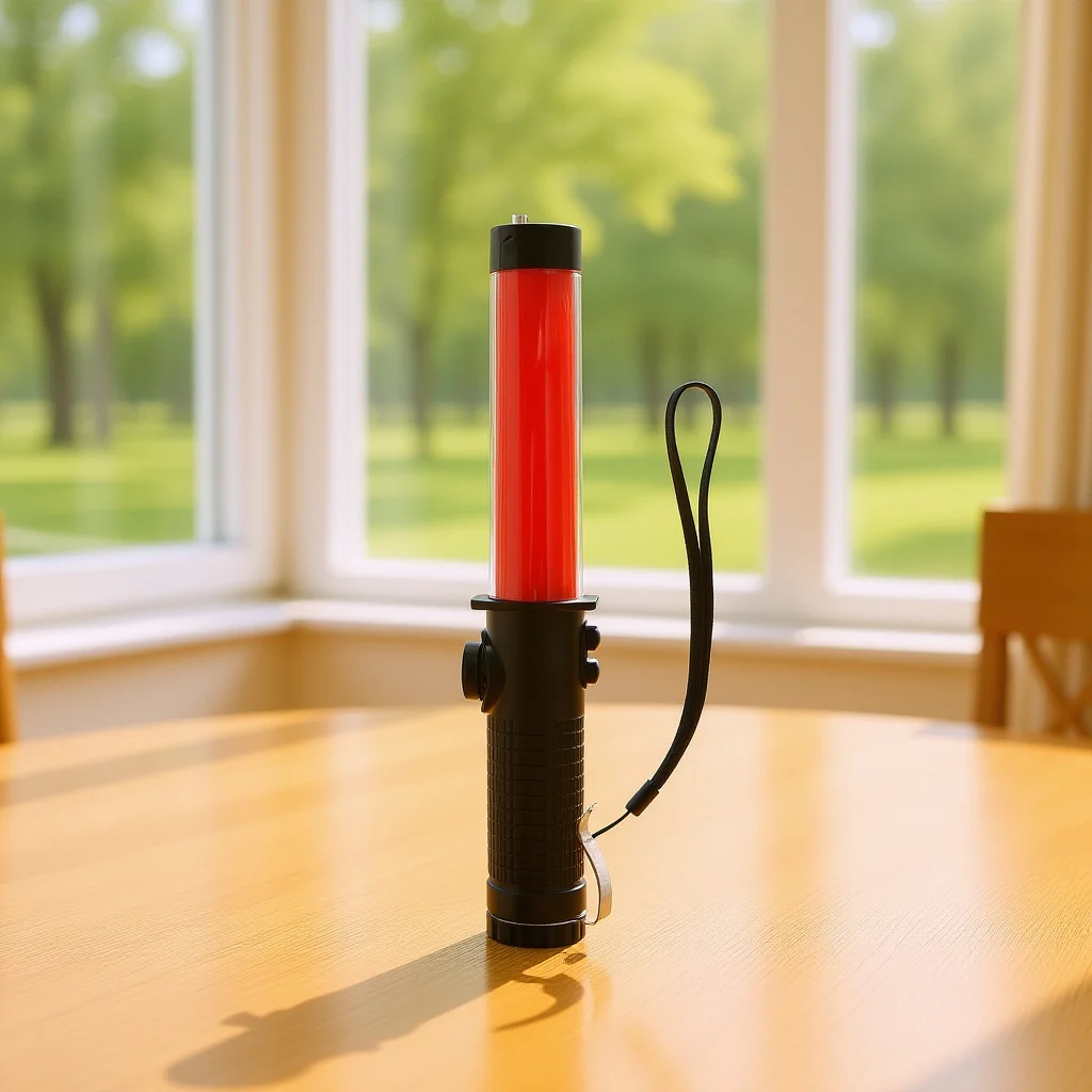 1 قطعة LED باتون 30 سنتيمتر السوبر مشرق مقاوم للماء منارة السلامة مع خطاف مغناطيسي للتحذير المروري التخييم التنزه الصيد #6