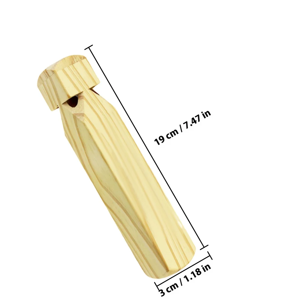 1 szt. Drewniany gwizdek pociągowy, instrument edukacyjny dla dzieci, kreatywna zabawka muzyczna, prezent na święta i urodziny, zabawka gwizdek pociągowy.